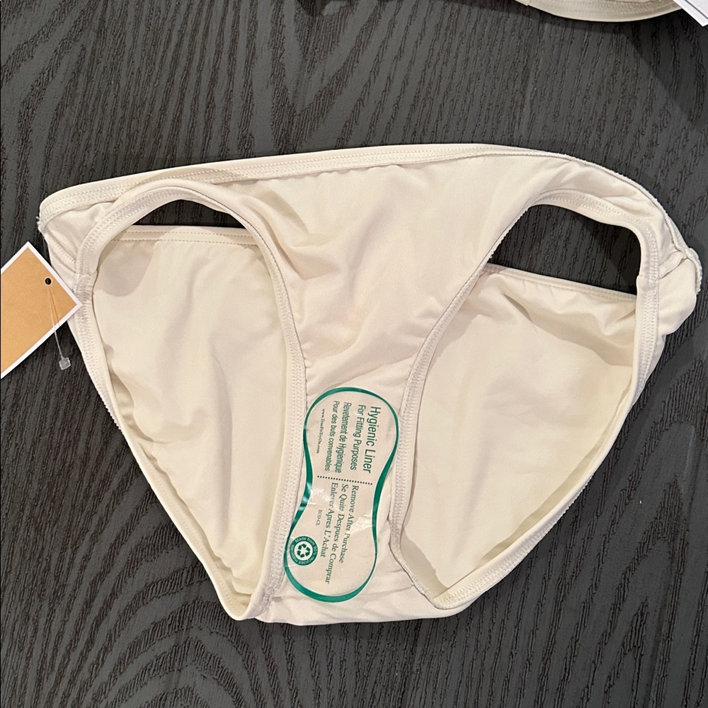 Cream Halter Bikini Set - Picture 10 of 10